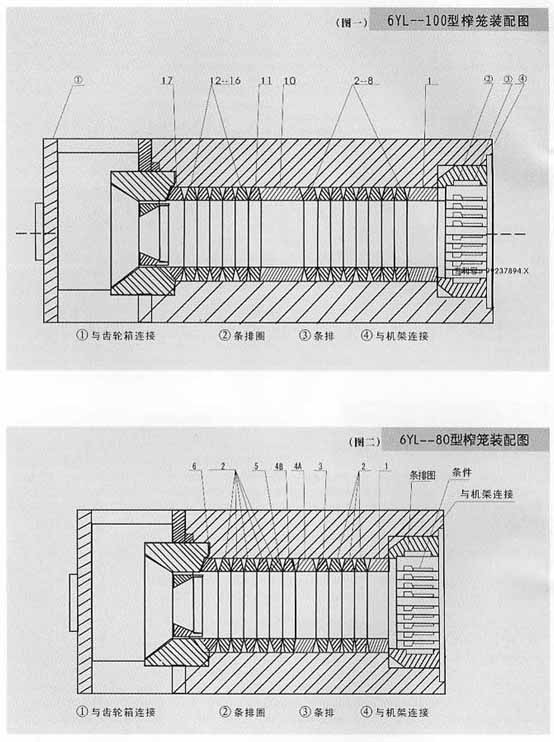 6YL-100A全自動(dòng)榨油機(jī)結(jié)構(gòu)圖